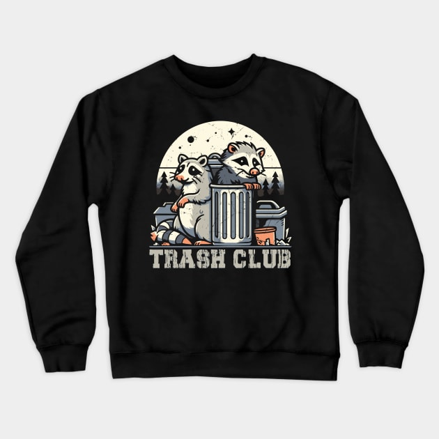 Trash Club Crewneck Sweatshirt by Trendsdk